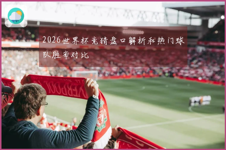 2026世界杯竞猜盘口解析和热门球队胜率对比