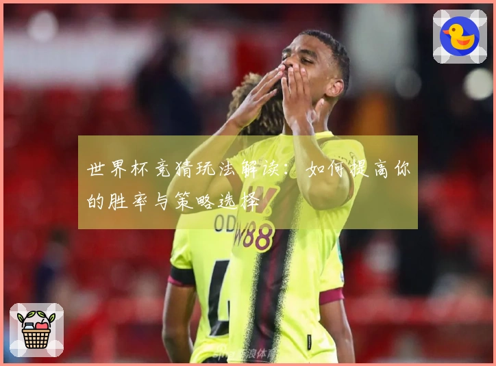 世界杯竞猜玩法解读：如何提高你的胜率与策略选择
